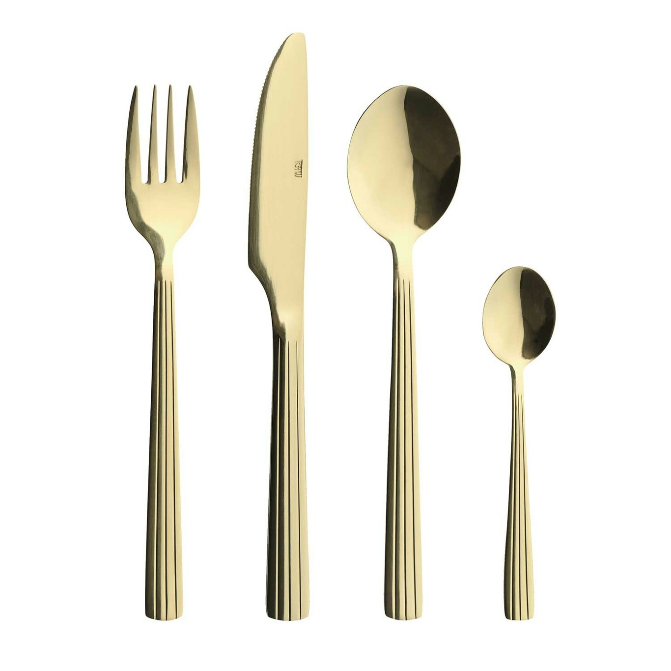 Raw Cutlery Set 48 Pieces, Champagne
