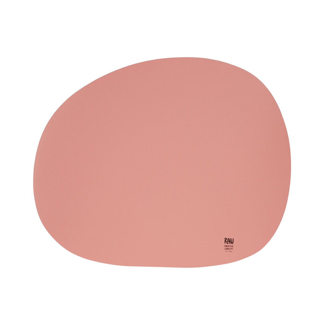 Raw Organic Placemat 33,5x41 cm, Pink Sky