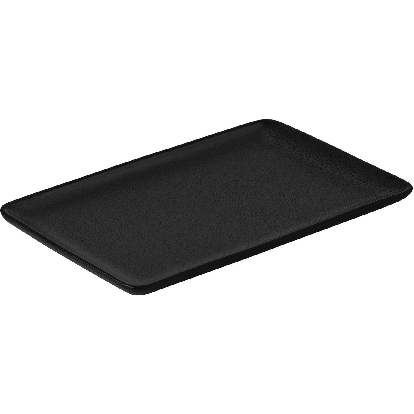 Raw Rectangular Plate 23,5x15 cm, Titanium Black