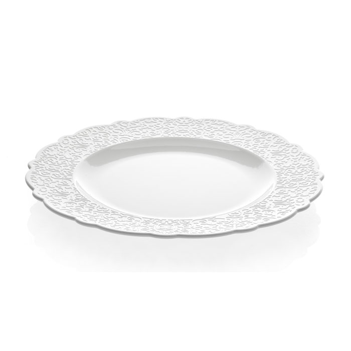 Dressed Dining Plate 27,3 cm, white