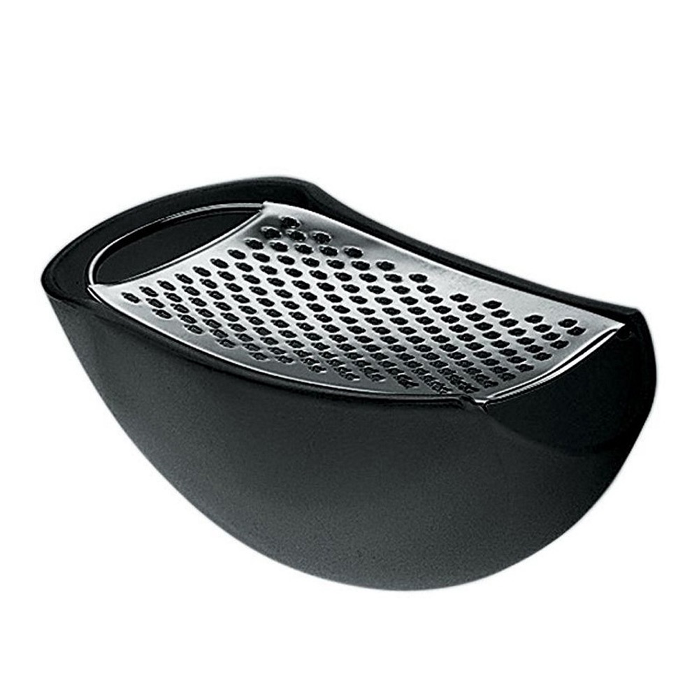 Parmenide Grater with Cheese Cellar, Black