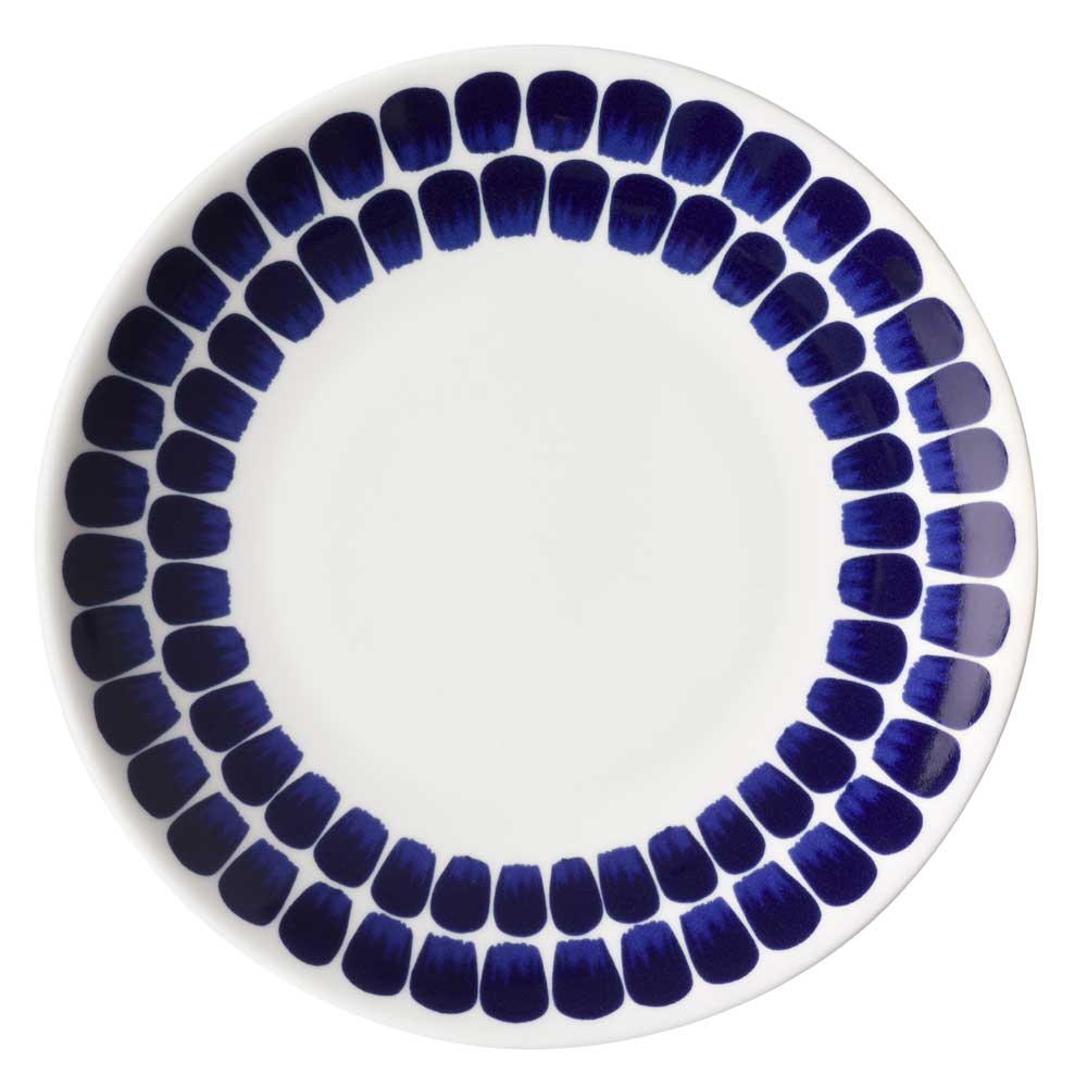 24h Tuokio Plate, Cobalt Blue 20 cm