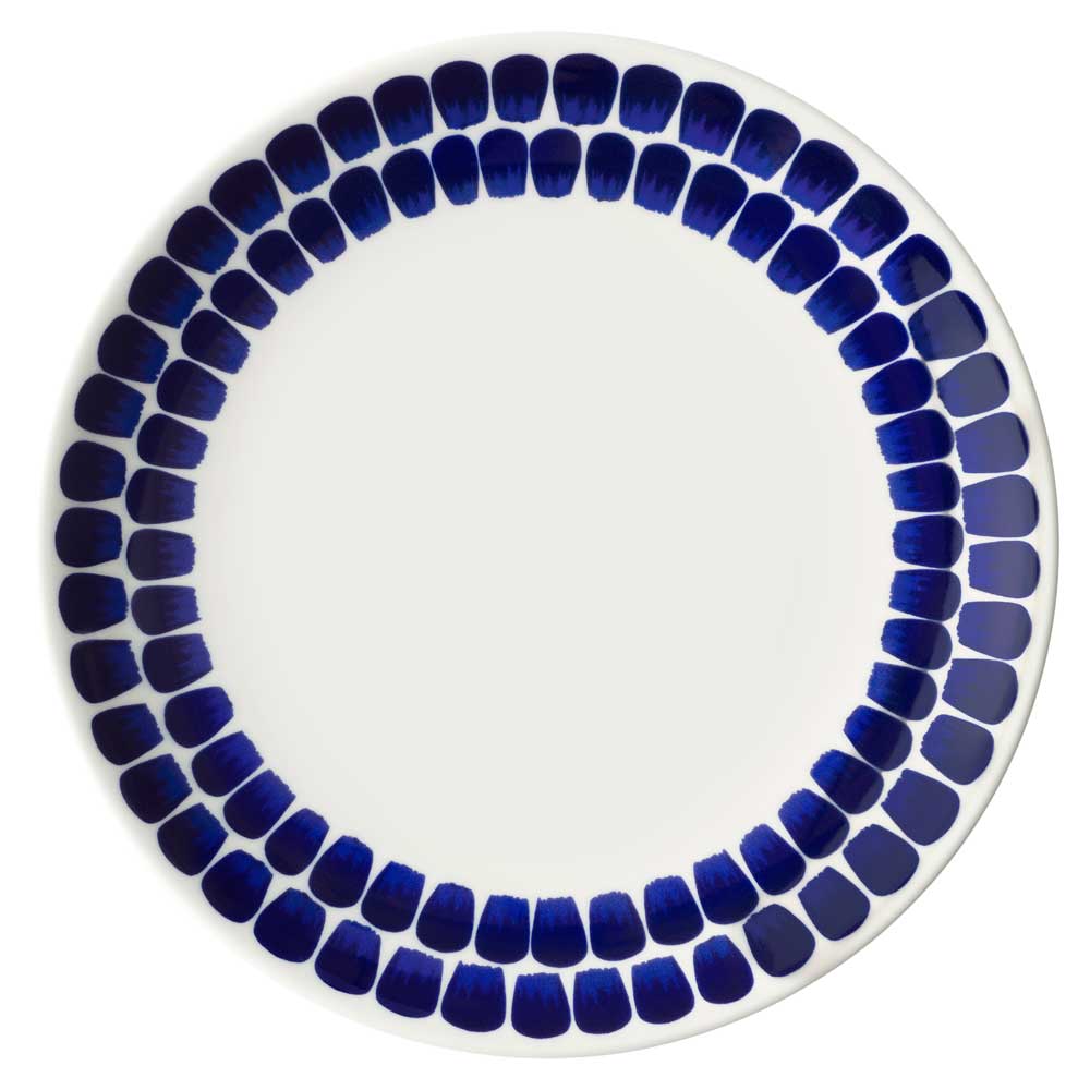 24h Tuokio Plate Cobalt Blue 26 cm
