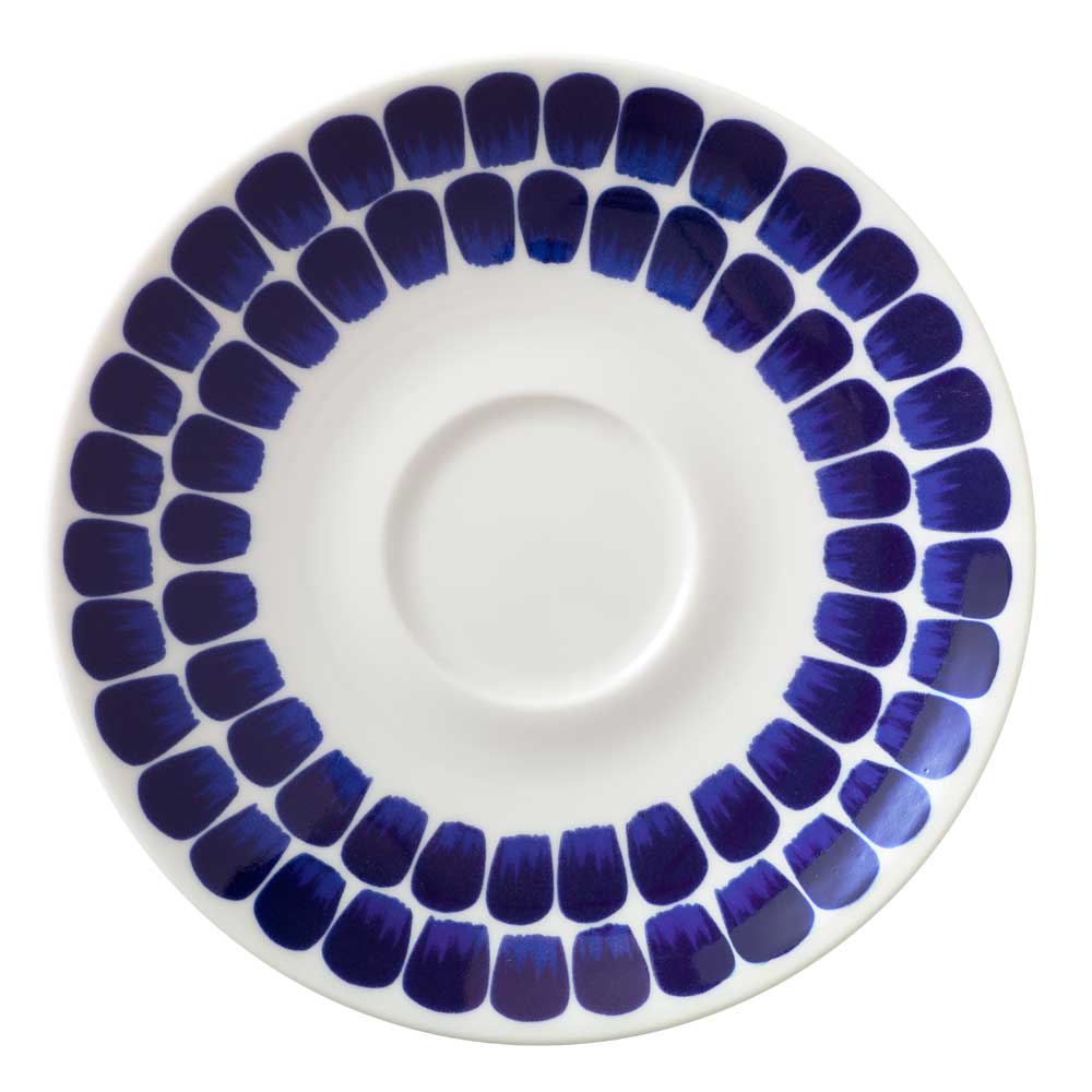 24h Tuokio Plate, Cobalt Blue