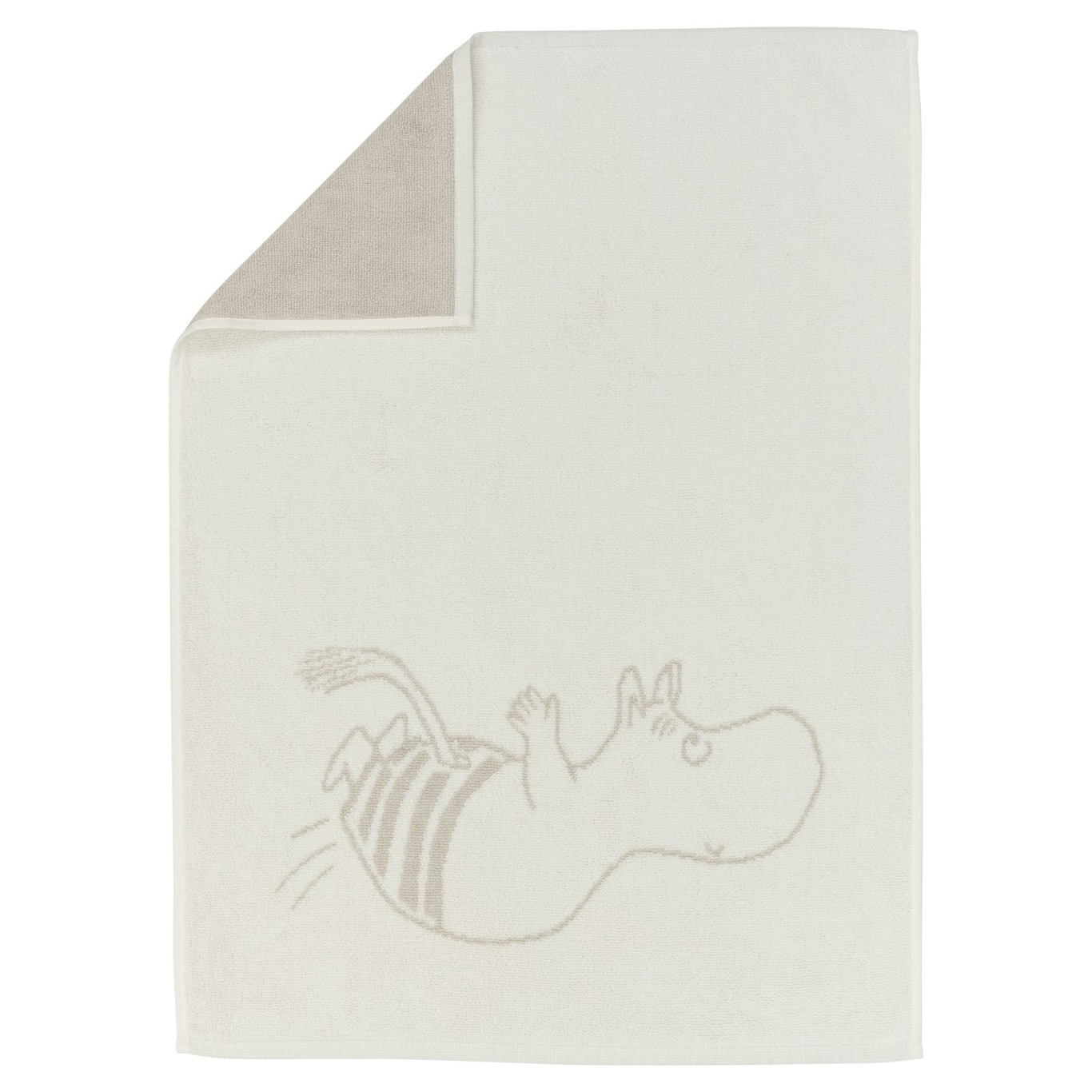 Moomin Towel 50x70 cm, Moomintroll White