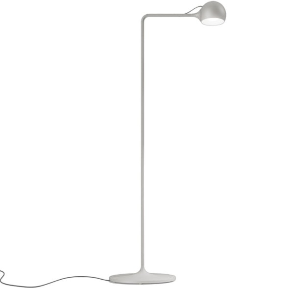 Ixa Reading Floor Lamp, White / Grey