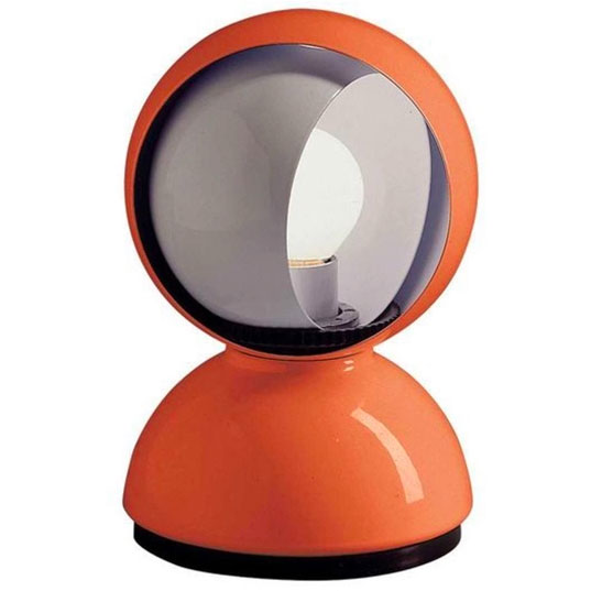 Eclisse T Table Lamp, Orange