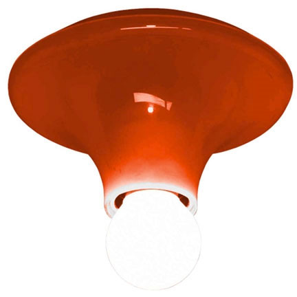 Teti Wall/Ceiling Lamp, Orange