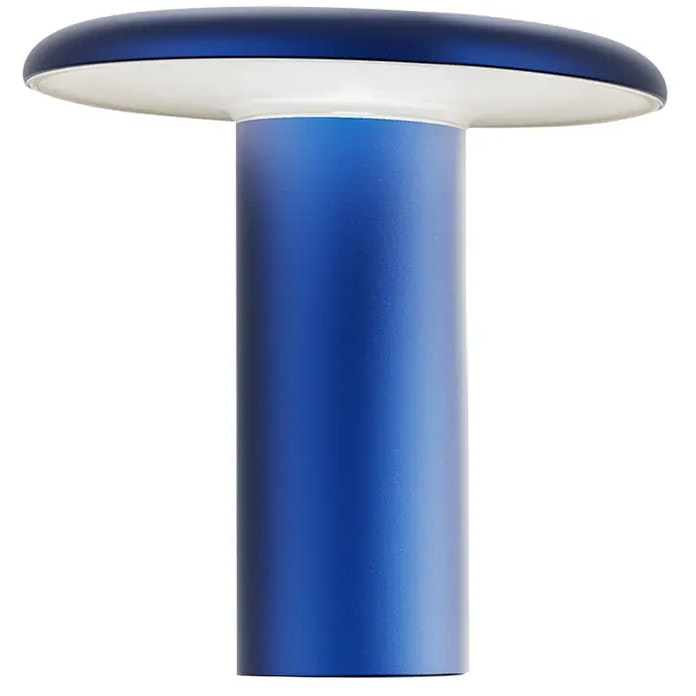 Takku Table Lamp Portable, Anodized Blue