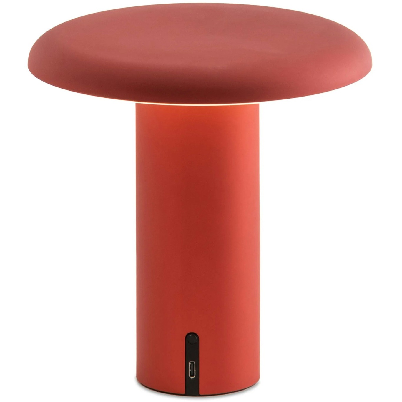 Takku Table Lamp Portable, Anodized Red