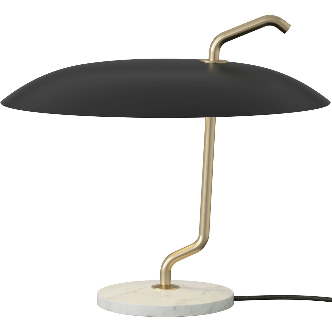 Model 537 Table Lamp, Brass / Black