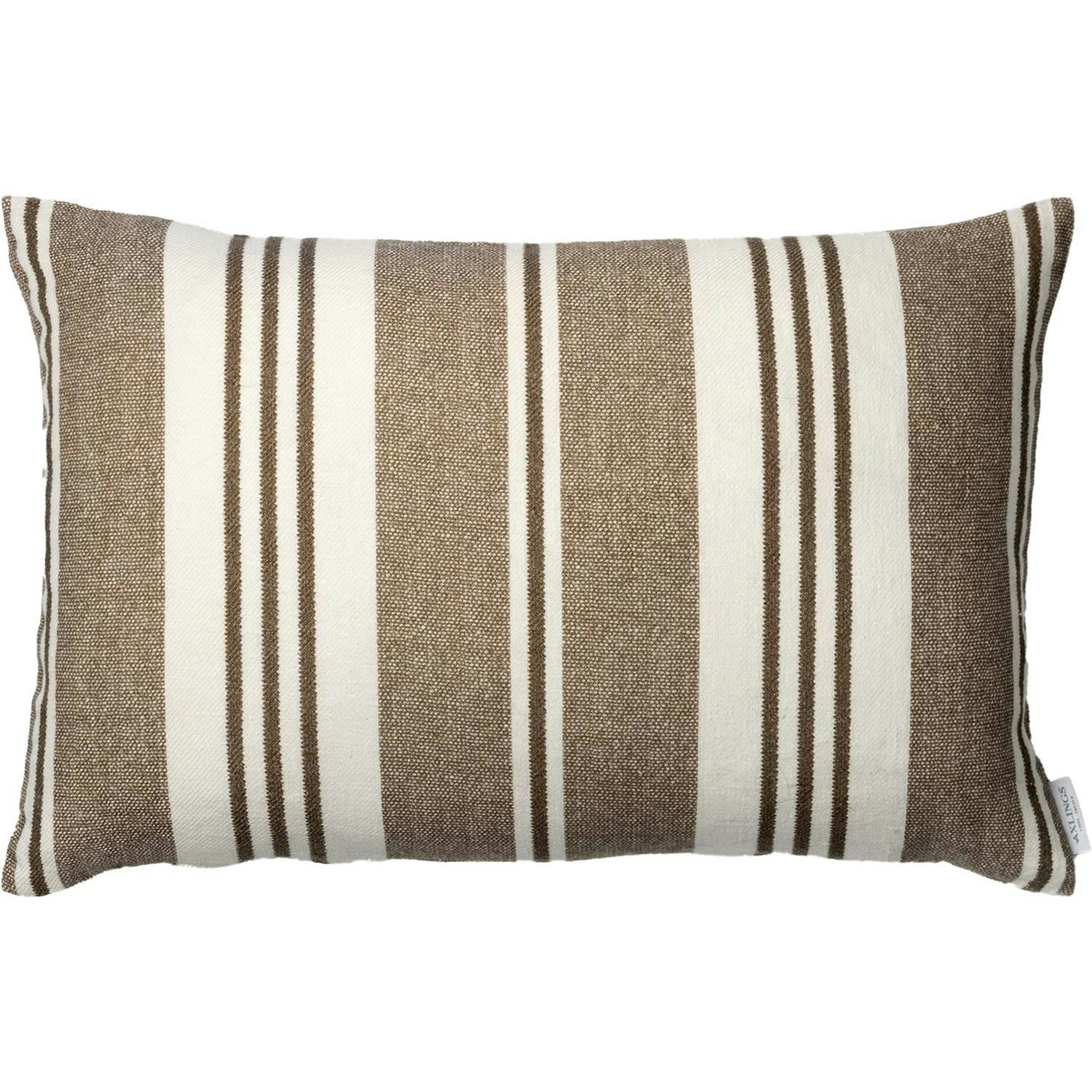 Vändteg Cushion Cover 40x60 cm, Brown/Off-white