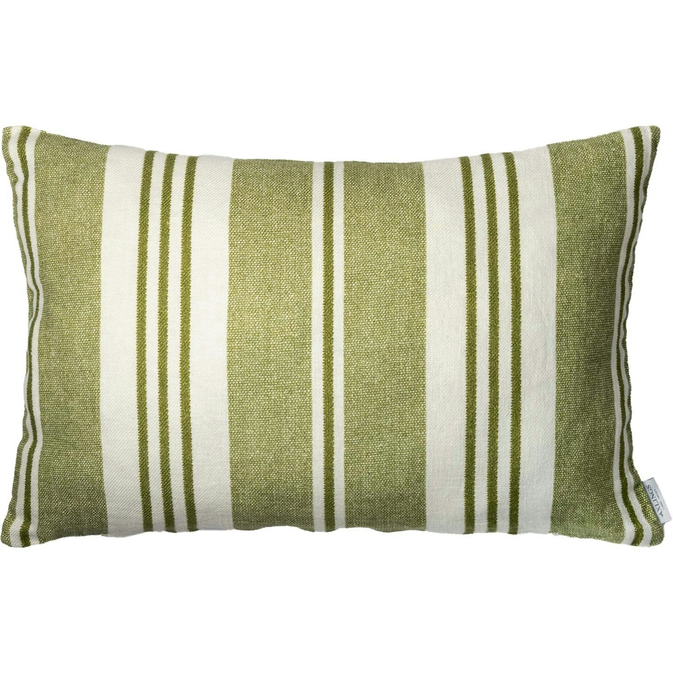Vändteg Cushion Cover 40x60 cm, Green/Off-white