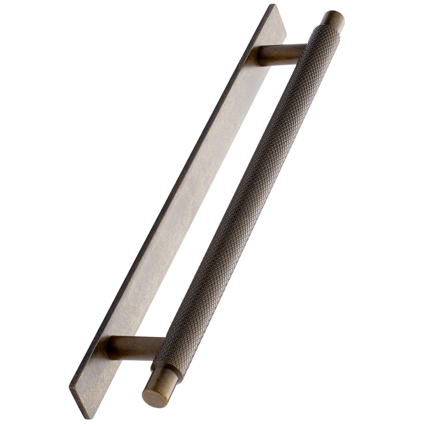 Manor 192 Handle With Tray, Antique Brass