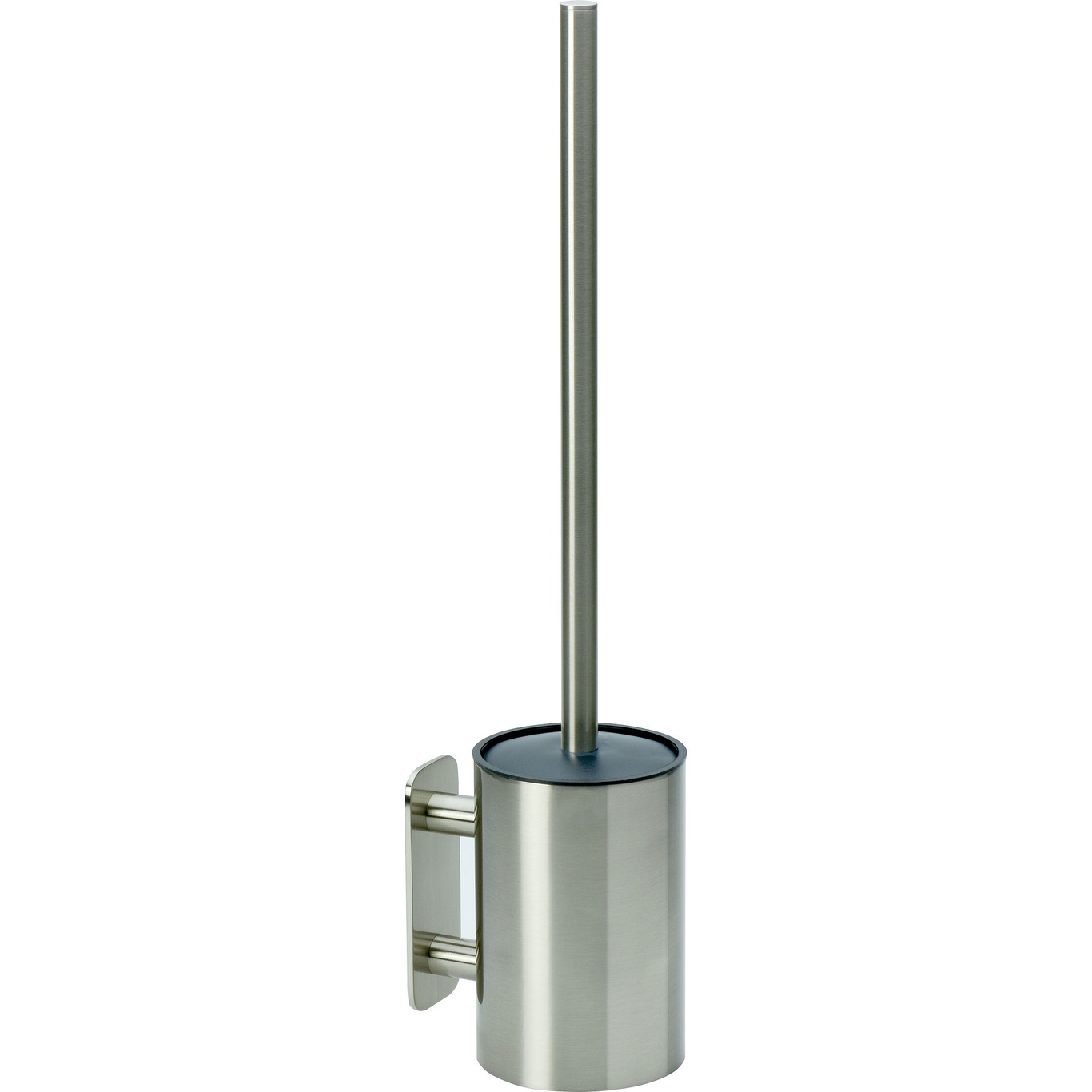 Solid/Base Toilet Brush, Stainless Look