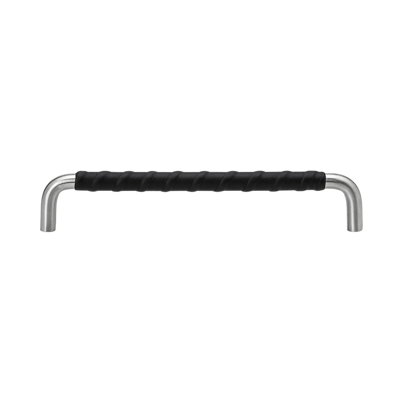 SS-A Handle Leather Twist CC 192, Stainless Steel/Black