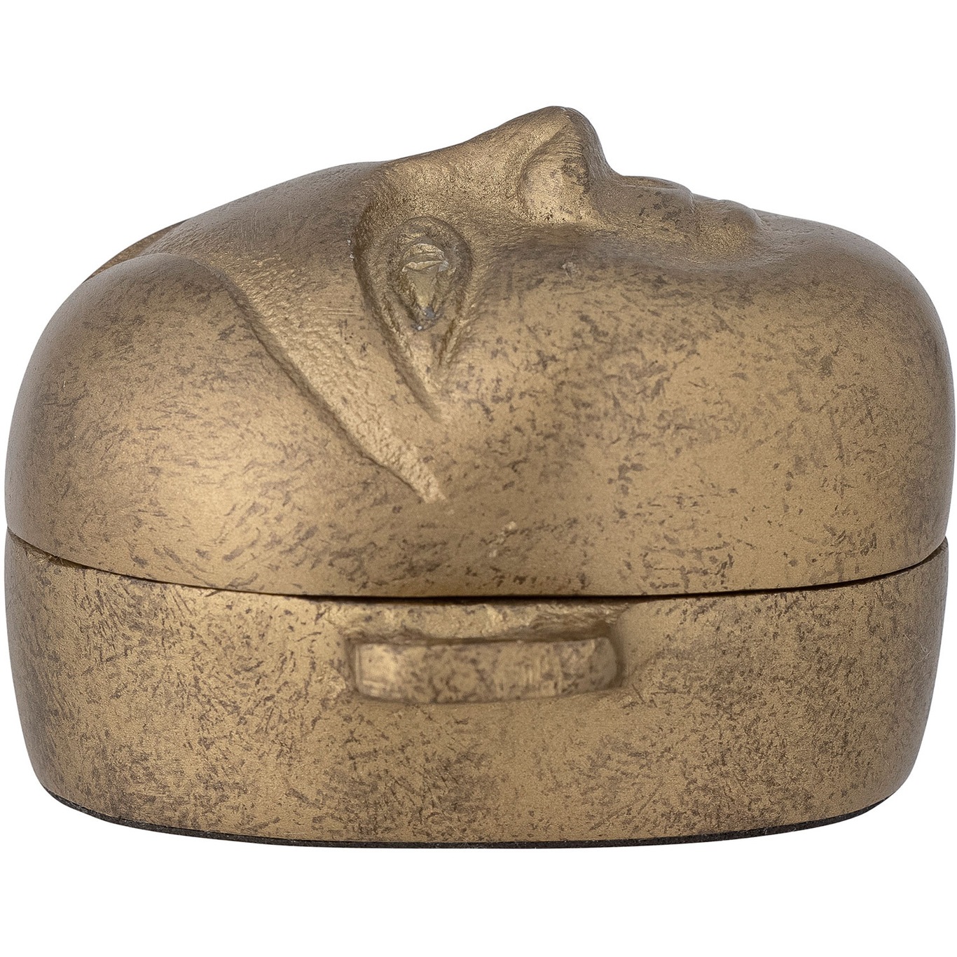 Jola Box With Lid 8x9 cm, Brass