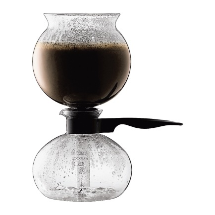 PEBO Vacuum Coffee maker 8 Cups, Black