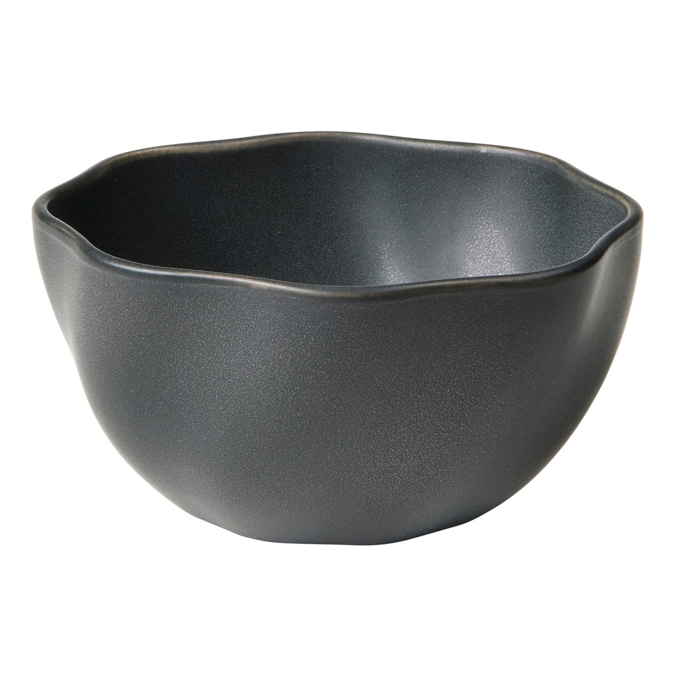 Limfjord Bowl Dark Grey Melange, 14 cm
