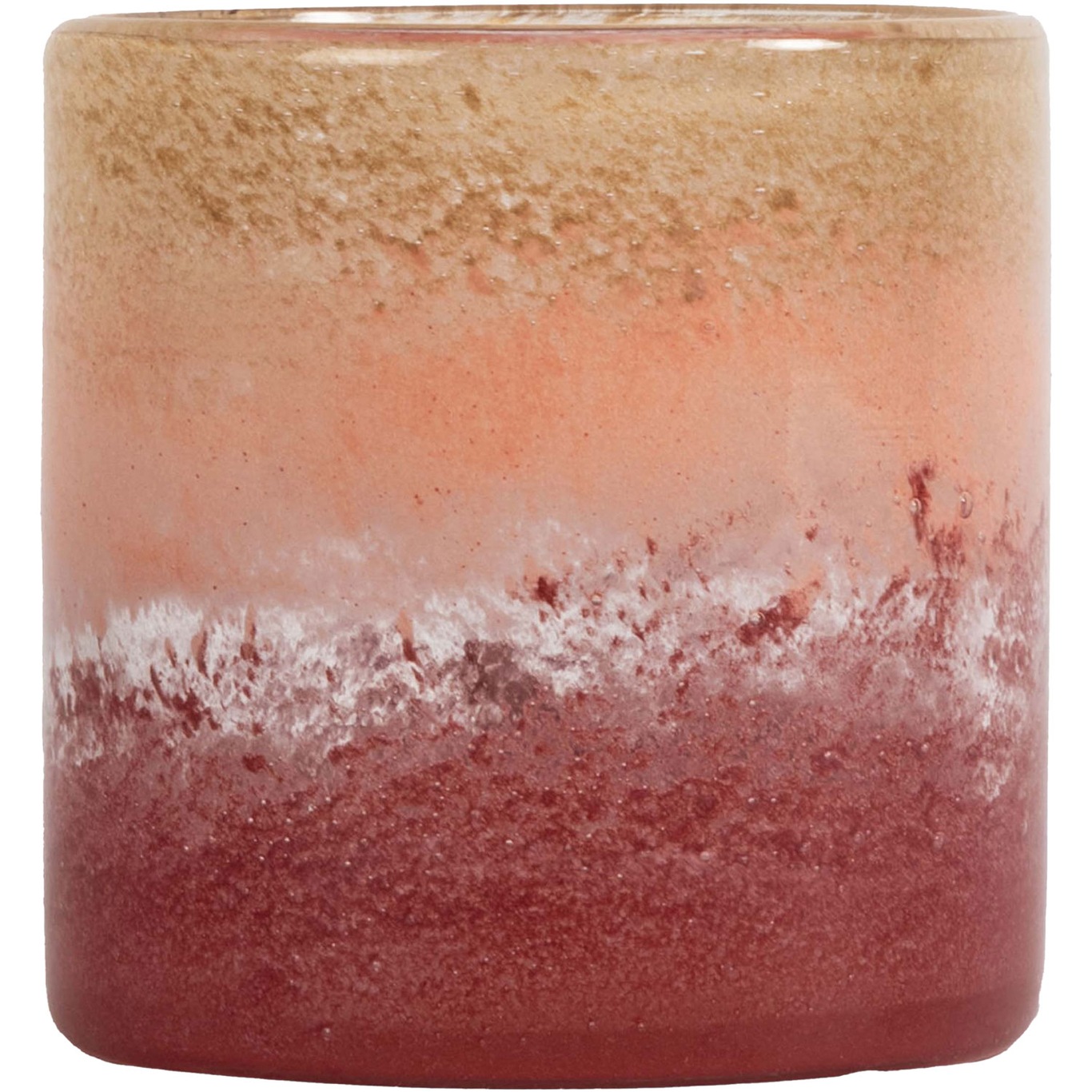 Calore Candle Holder / vase M, Faded Pink/Beige