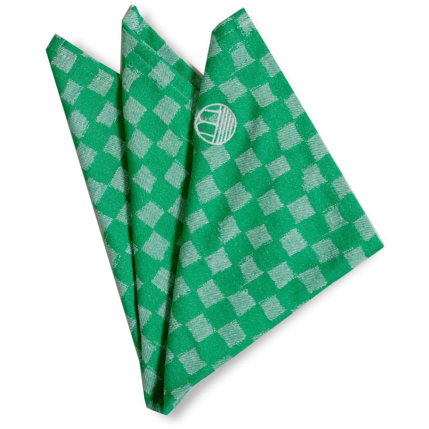 Checki Cloth Napkin Cotton 45x45 cm 2-pack, Green