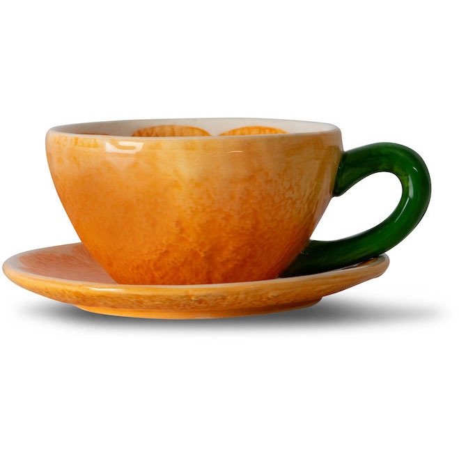 Mandarie Cup With Saucer