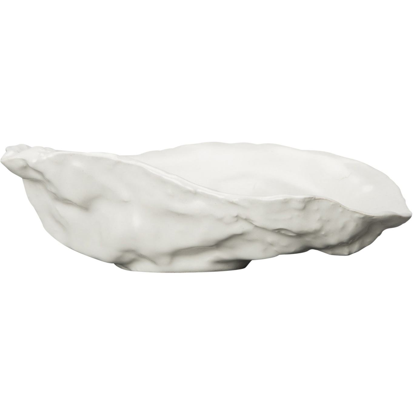 Oyster Bowl 8x13 cm, White