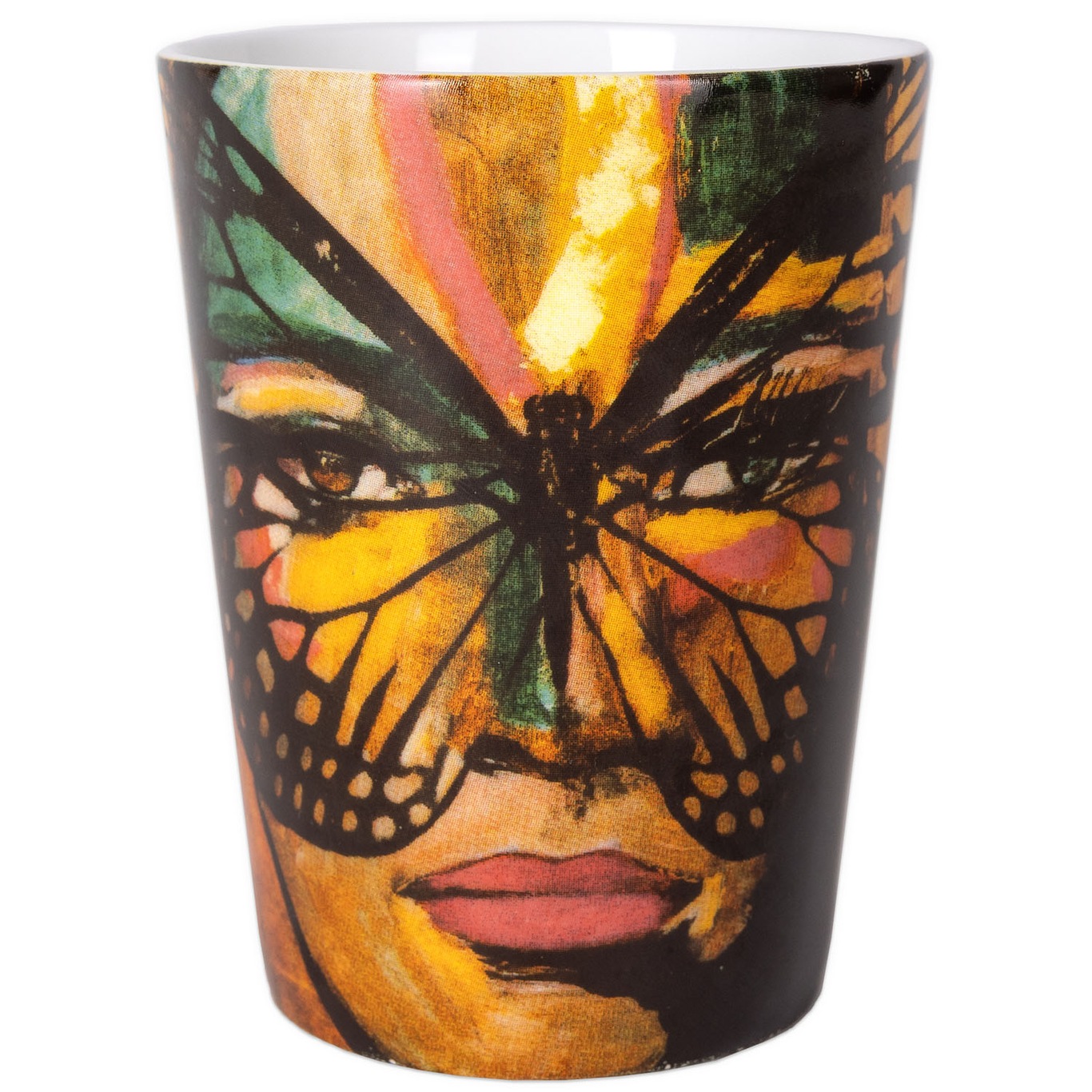 Golden Butterfly Mug, 35 cl