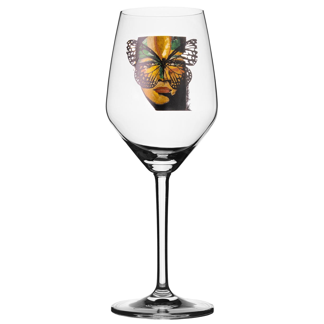 Golden Butterfly Rosé Wine Glass, 40 cl