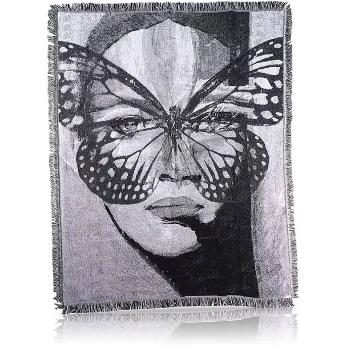 Secret Butterfly Blanket, 130x160 cm