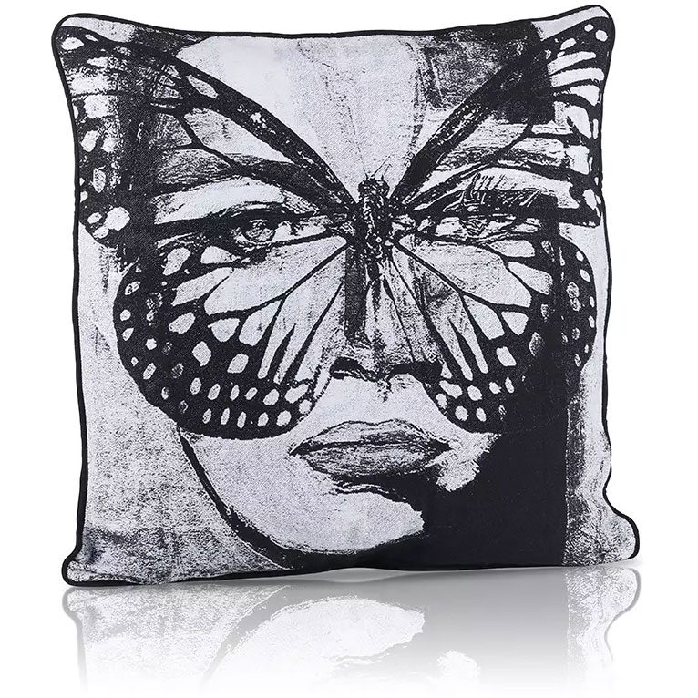 Secret Butterfly Cushion Cover, 65x65 cm