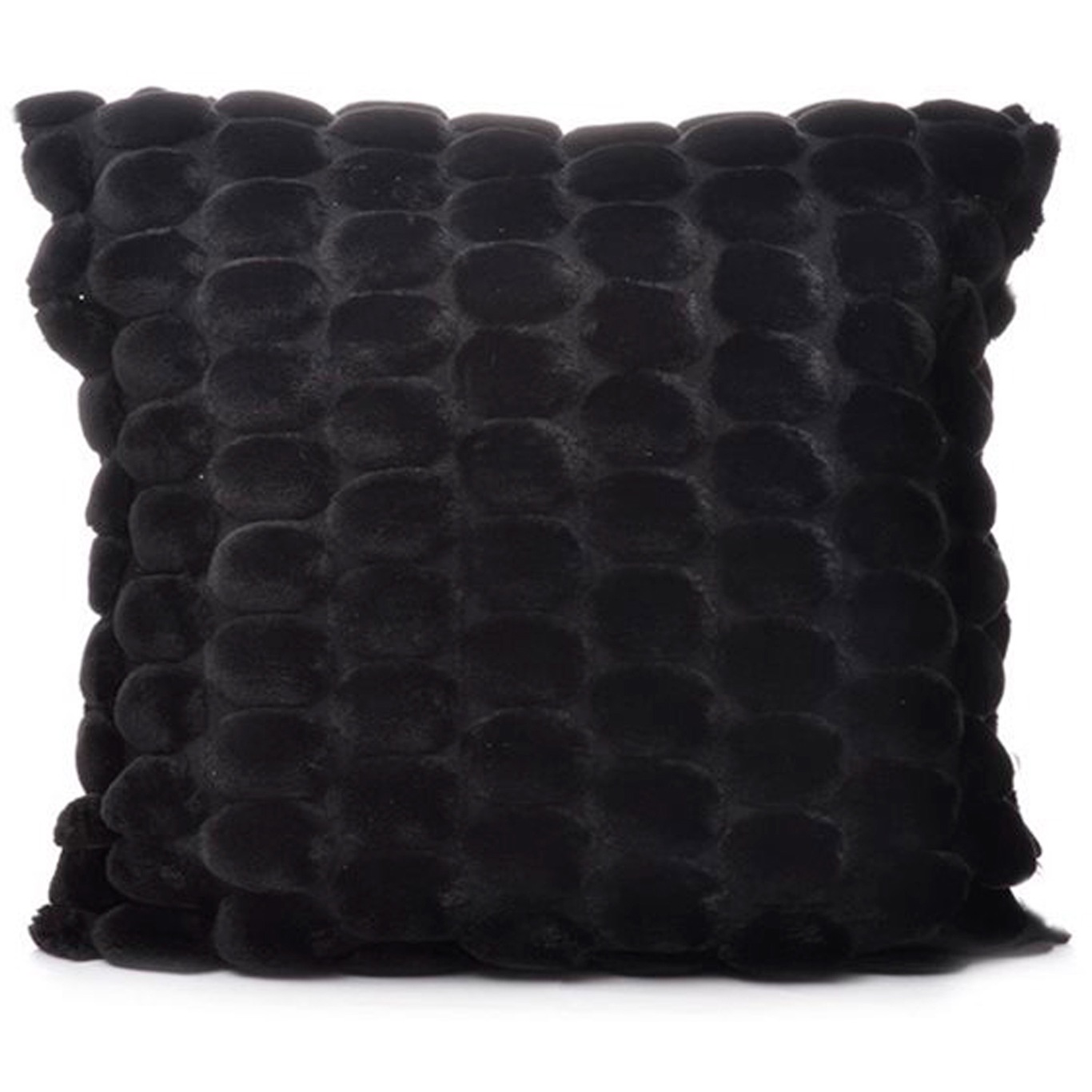 Egg Cushion Cover 50x50 cm, Black