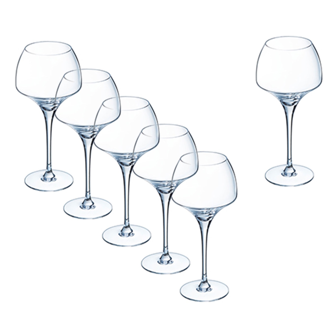 Open Up Wine Glass 55 cl, 6-pack