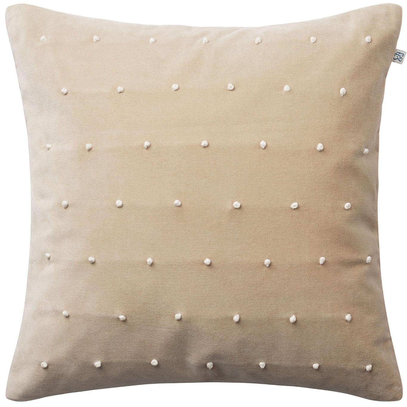 Roma Cushion Cover Tan/Off-white, 50x50 cm