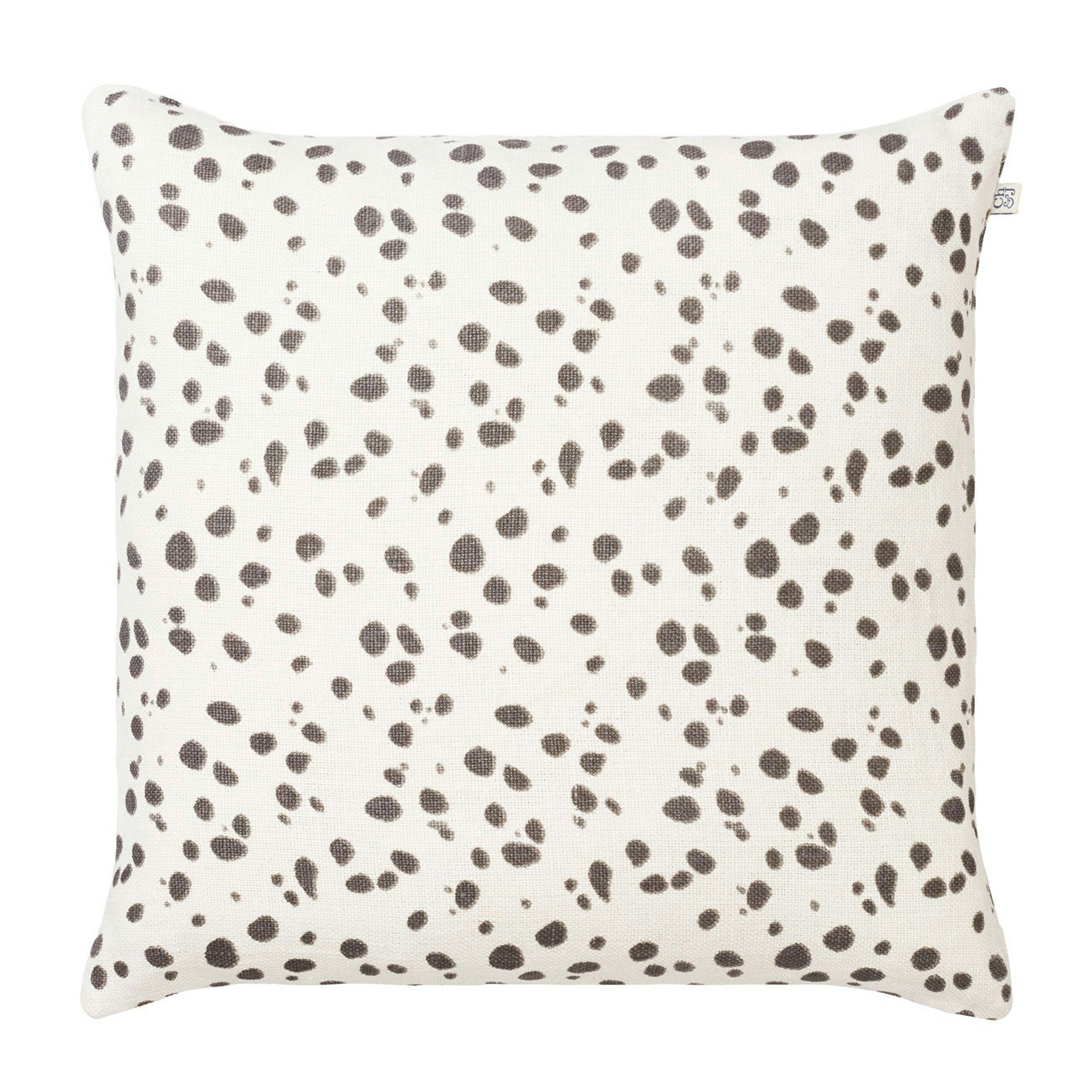Tiger Dot Cushion Cover 50x50 cm, White/Grey