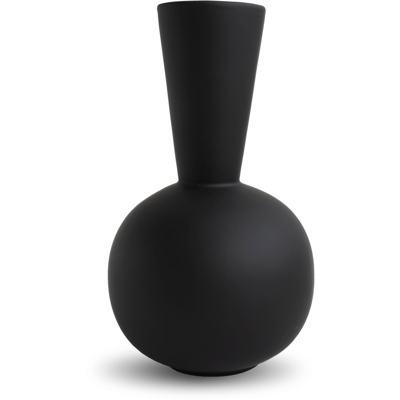 Trumpet Vase H30 cm, Black