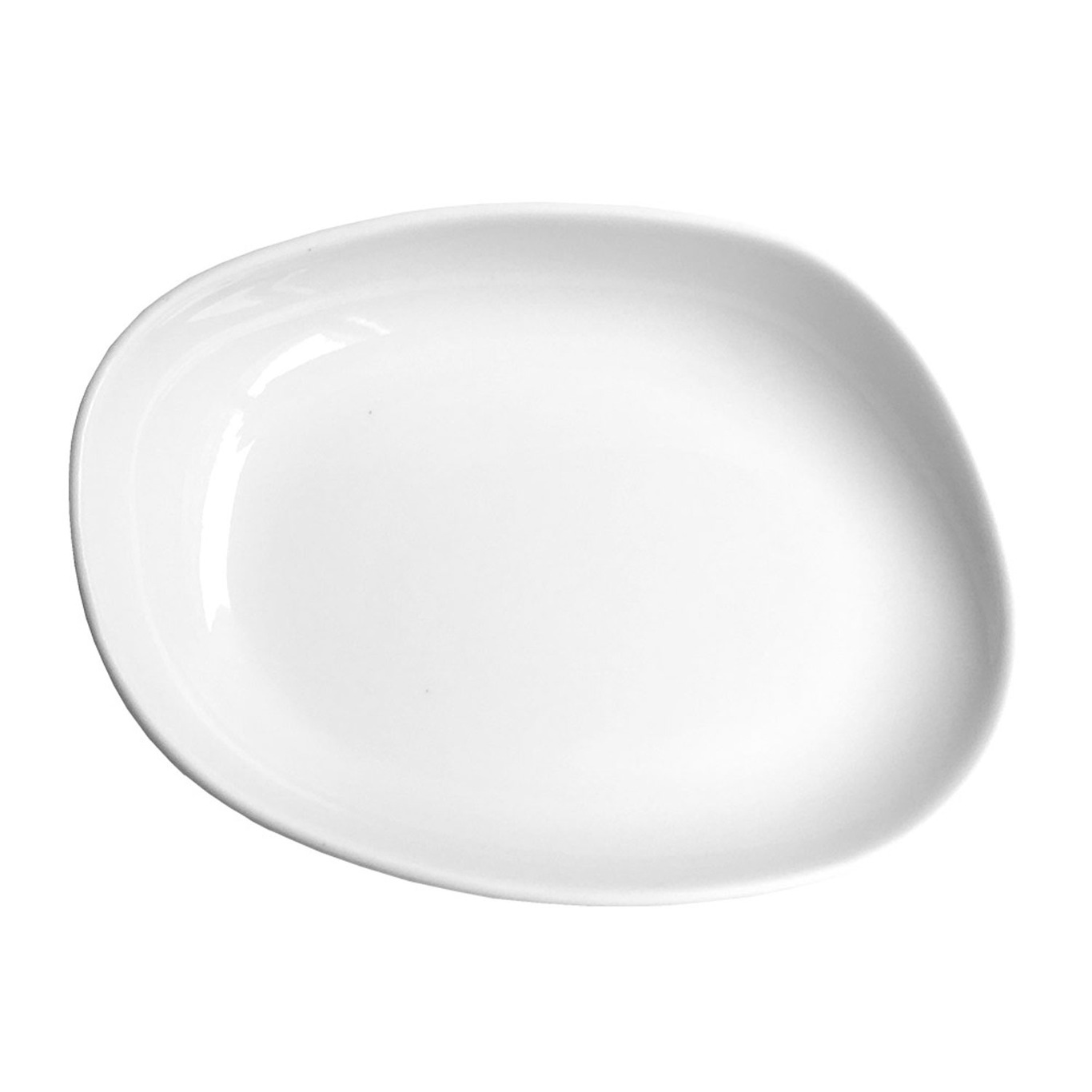 Yayoi Side Plate 14x11 cm, White