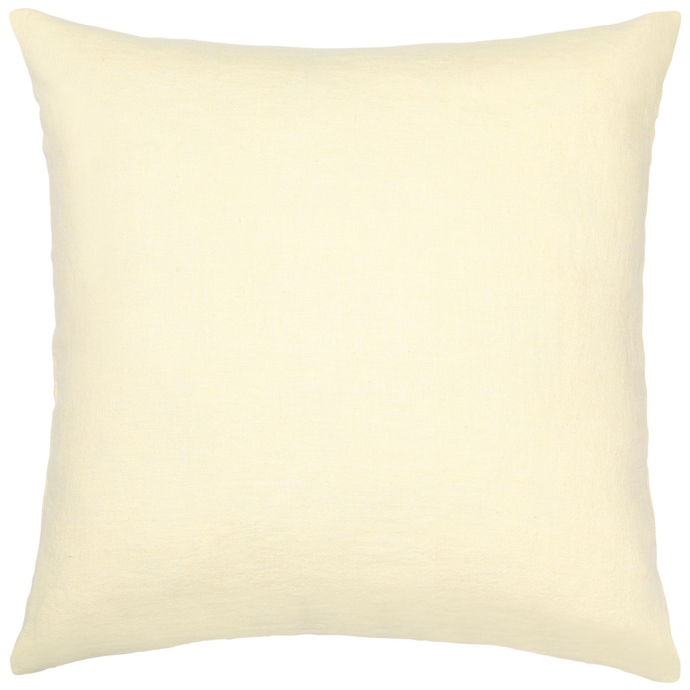 Luxury Light Cushion Cover 50x50 cm, Pale Yellow