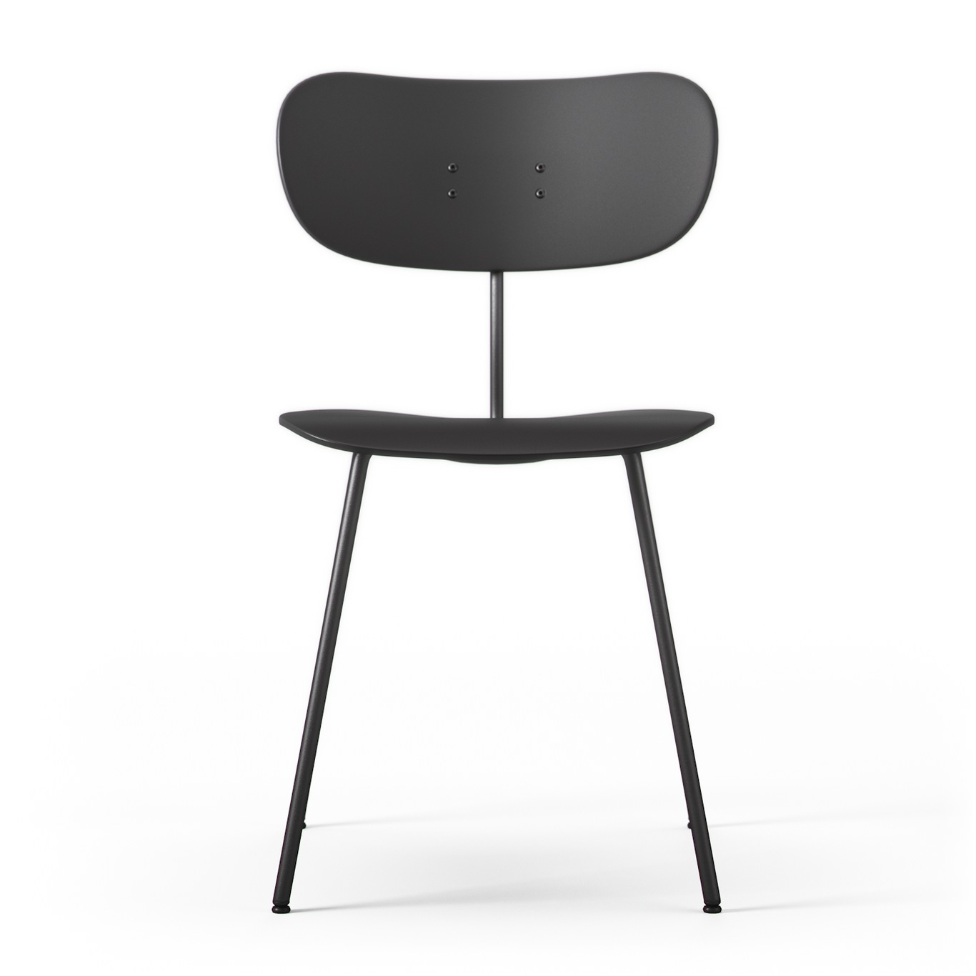 Habit Chair, Black Moulded Plastic / Black