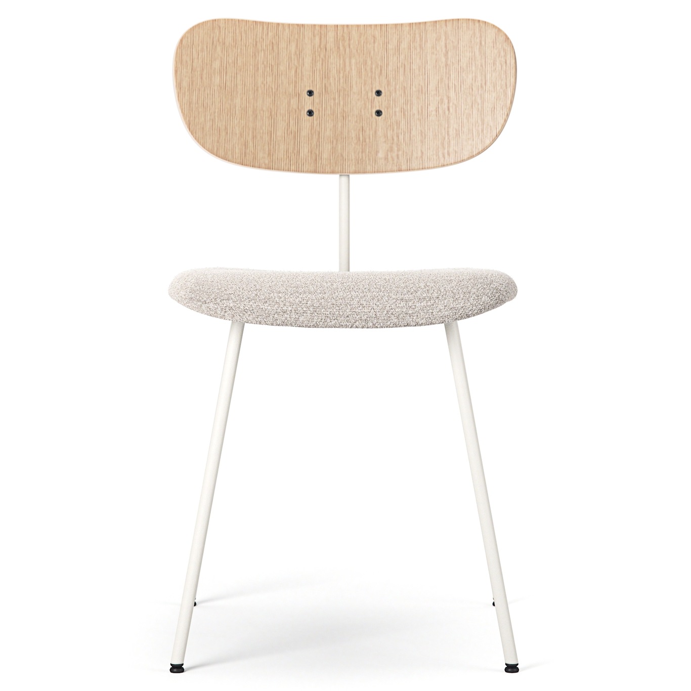 Habit Chair, Oak / Beige Bouclé / White