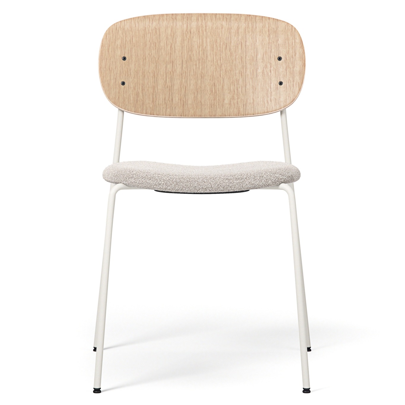 Note Chair, Oak / Beige Bouclé / White