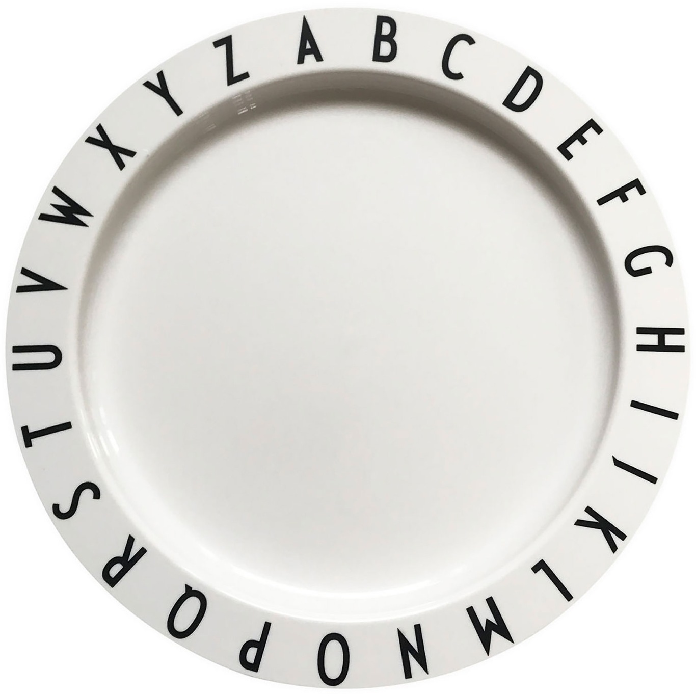 Eat & Learn Plate, White