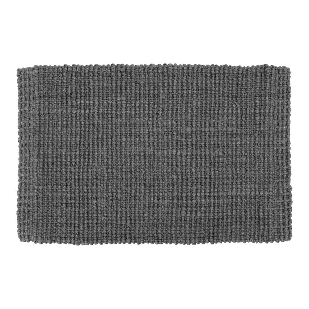 Jute Doormat 60x90 cm, Lead Grey