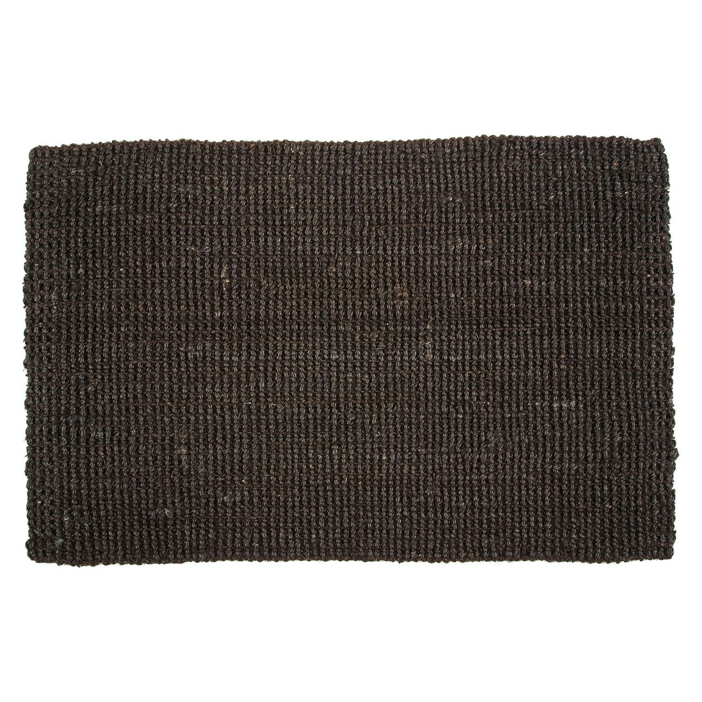 Jute Doormat 60x90 cm, Black
