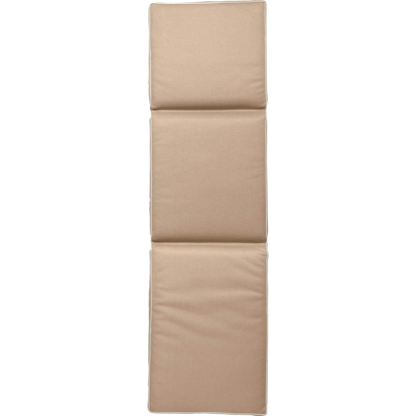 Plain Sunbed Cushion 50x186 cm, Beige