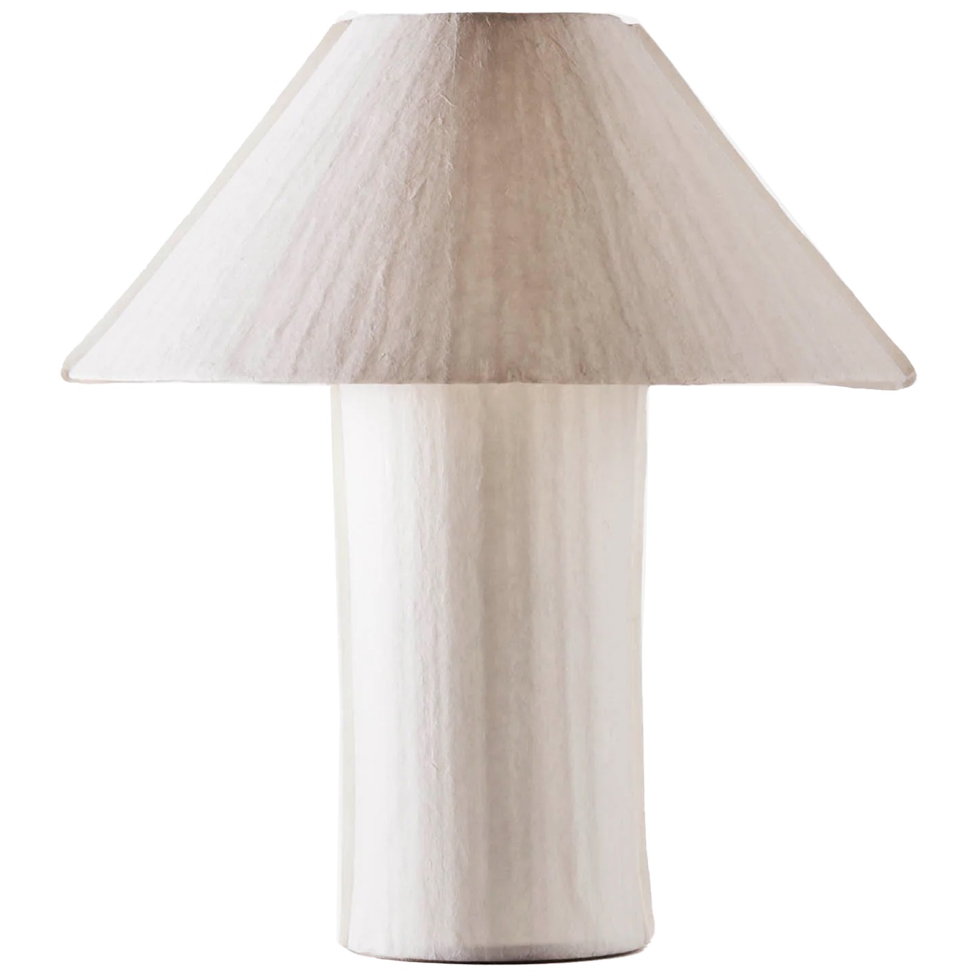 Paper Table Lamp, White