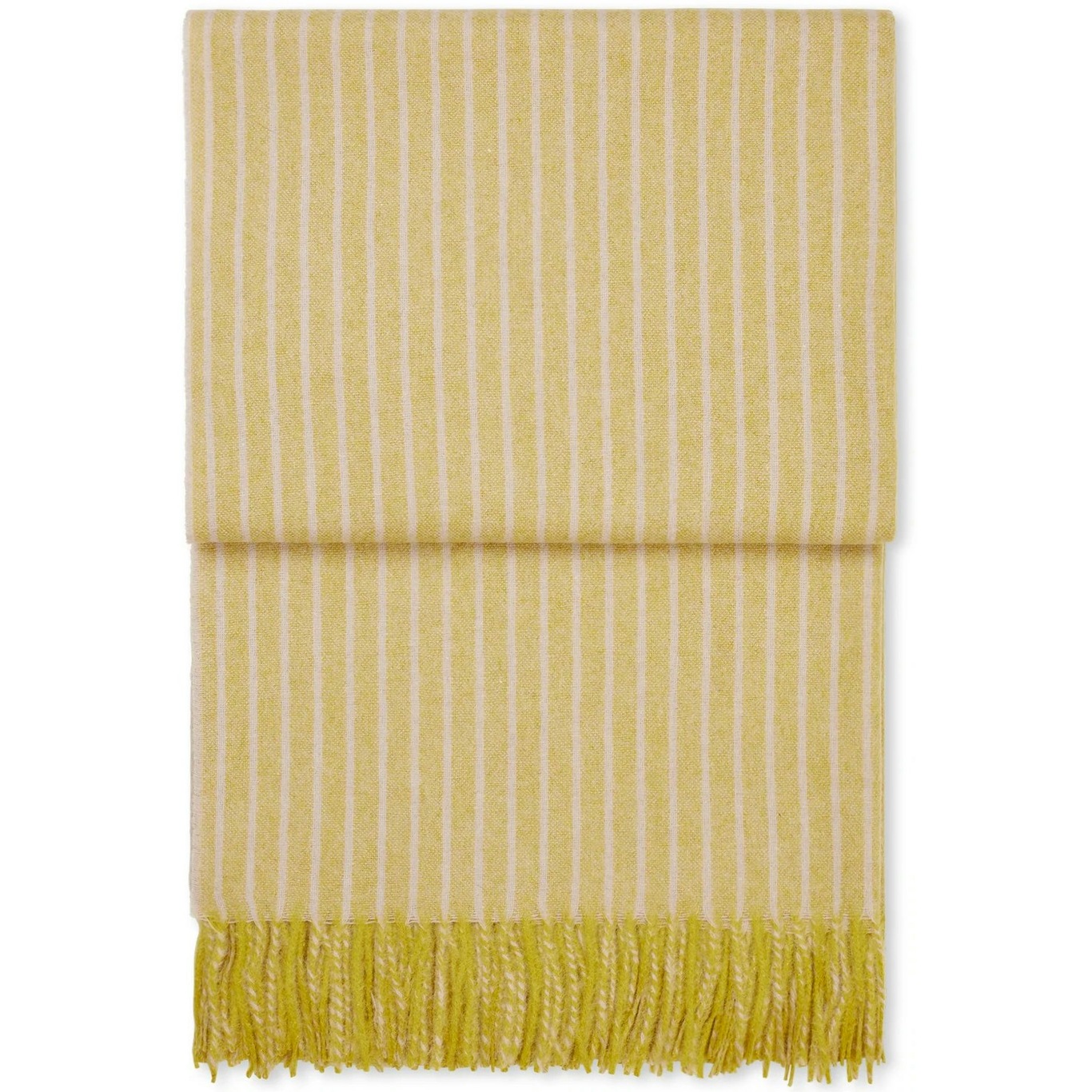 Stripes Throw 130x200 cm, Light Yellow
