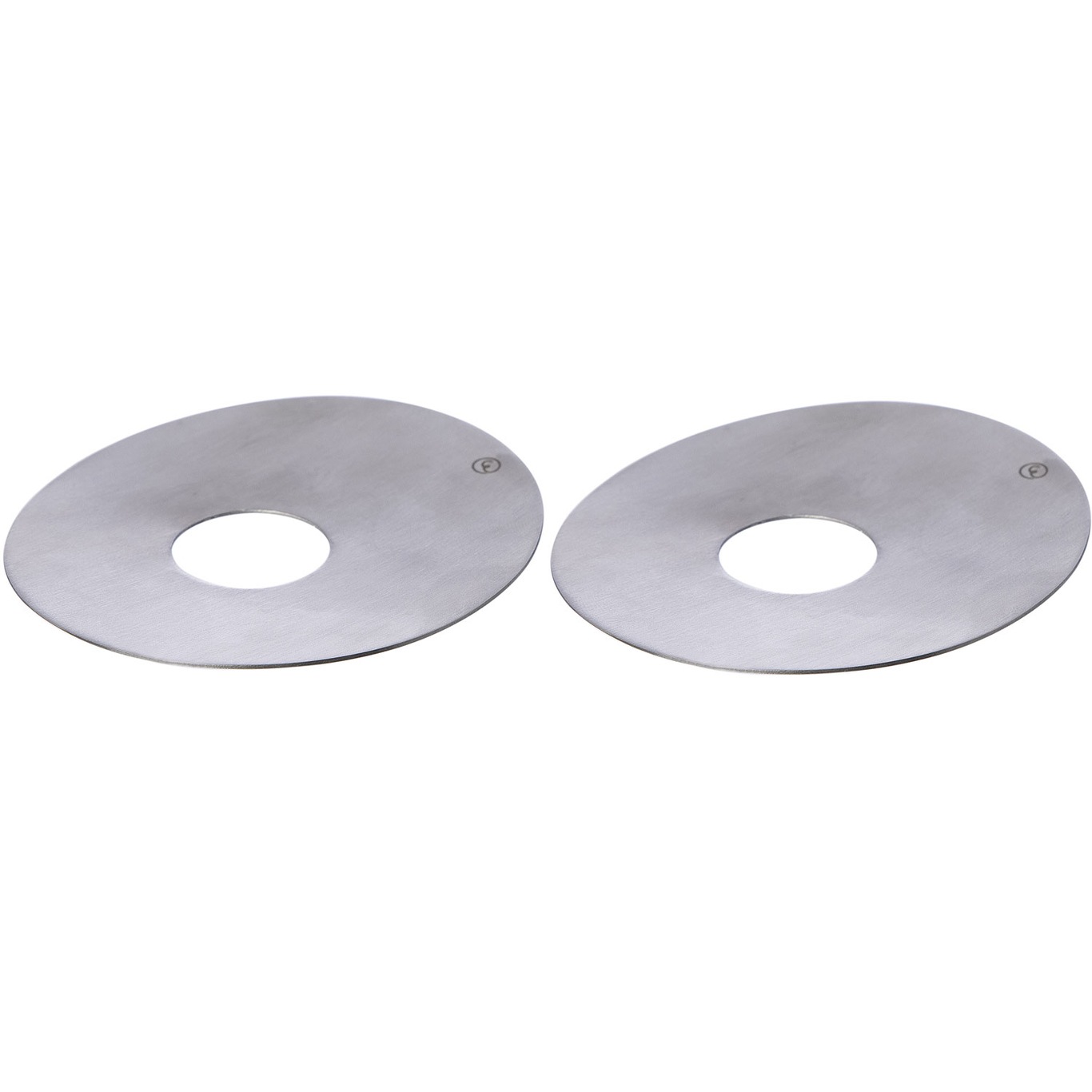Candle Ring Brushed Metal 2-pack