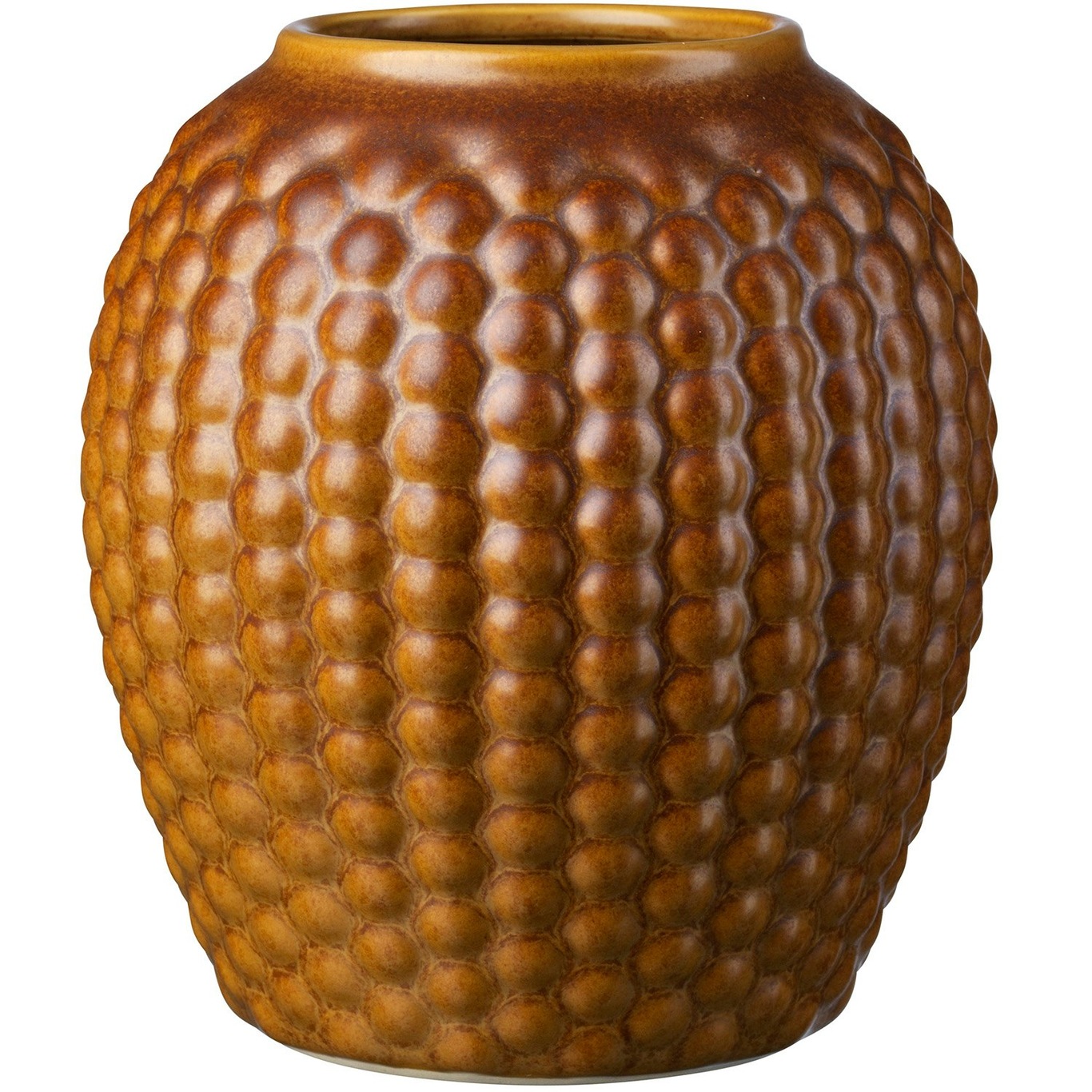 S7 Lupin Vase Wide L, Golden Brown
