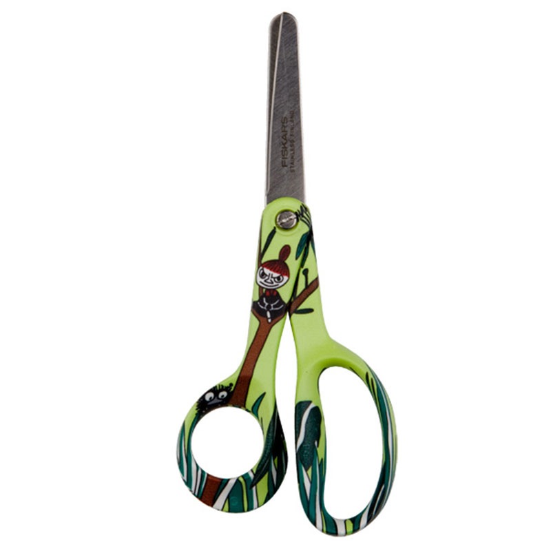 Moomin Childrens Scissors Lefthanded, Little My, Green - Fiskars @  RoyalDesign